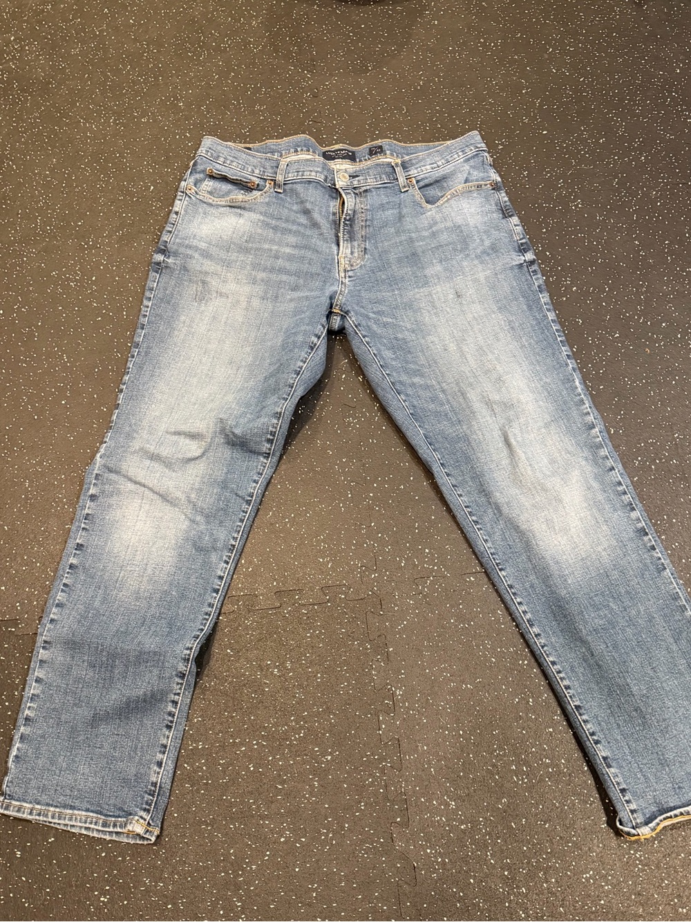 Lucky Brand 221 38x32 Men's Light Wash Straight Jeans